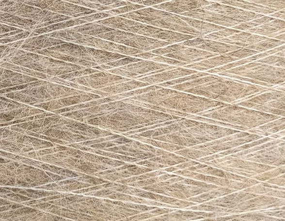 Zimpfer Wolle Selezione Royal Kid 1000m/100g – Mohair Alpaka Kaschmir Garn col. Helles Naturbeige